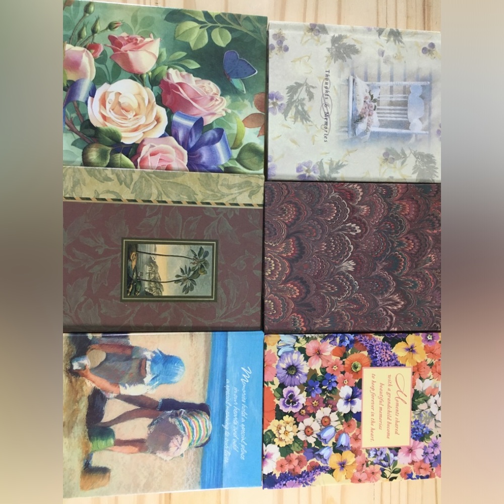 Set of 6 Assorted Hallmark Notebook Diaries Agendas  Planner Weekly Hardcover